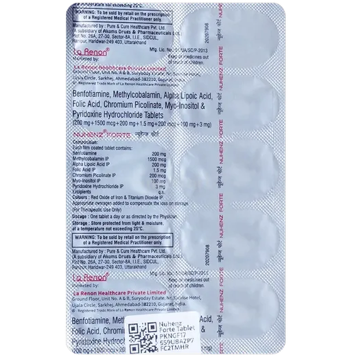 nuhenz forte tablet 10's